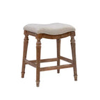 Sgabello da bar senza schienale Brayden Big and Tall con altezza da bancone in legno - Powell