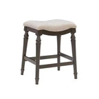 Sgabello da bar senza schienale Brayden Big and Tall con altezza da bancone in legno - Powell