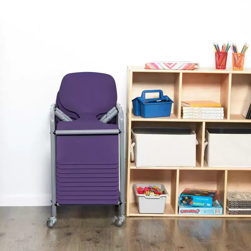 ECR4Kids Scrivania portatile con contenitore mobile Surf, confezione da 10 pezzi