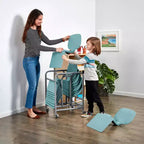ECR4Kids Scrivania portatile con contenitore mobile Surf, confezione da 10 pezzi