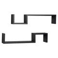 (Set of 2) 22.5 x 4.7 Floating Wall Shelving Set - Danya B.