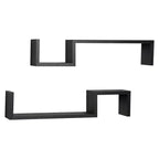 (Set of 2) 22.5 x 4.7 Floating Wall Shelving Set - Danya B.