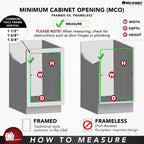 Rev-A-Shelf 12 Asta appendiabiti estensibile in metallo per armadio, nichel satinato CVL-12-SN