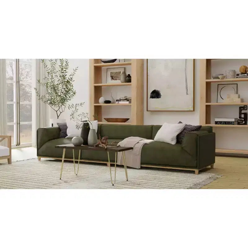 Carolina Living Tavolino/Panca Langdon con Bordo Naturale