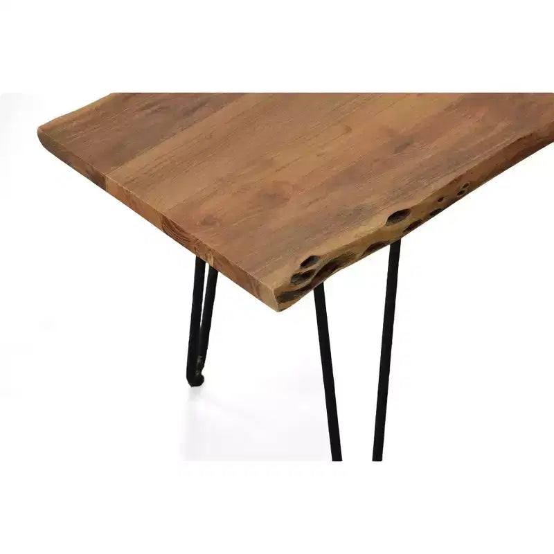 Carolina Living Tavolino/Panca Langdon con Bordo Naturale
