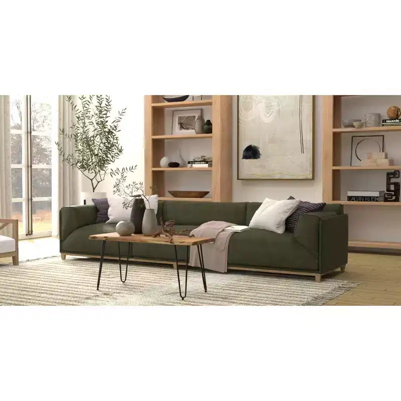 Carolina Living Tavolino/Panca Langdon con Bordo Naturale