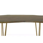 Carolina Living Tavolino/Panca Langdon con Bordo Naturale