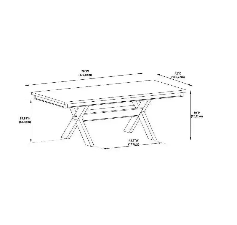 Set da pranzo Landon da 6 pezzi - Powell Company