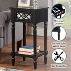 Tavolino d'appoggio French Country Khloe Deluxe - Johar Furniture