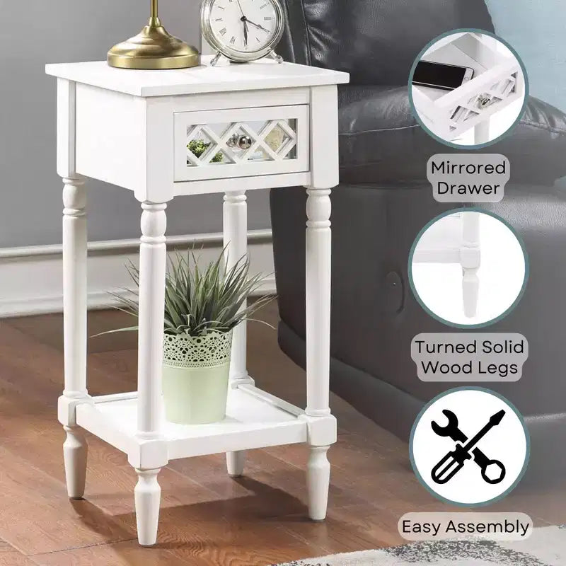 Tavolino d'appoggio French Country Khloe Deluxe - Johar Furniture