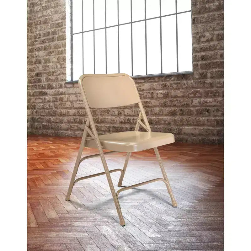 Set di 4 sedie pieghevoli Deluxe con triplo rinforzo in acciaio - Hampden Furnishings