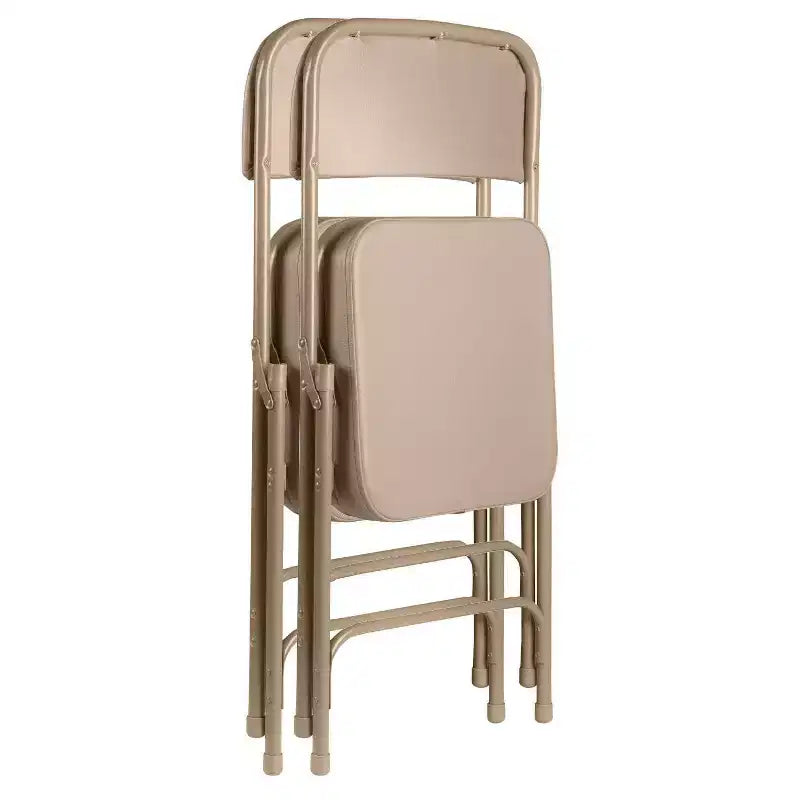 Set di 2 sedie pieghevoli Hampden Furnishings imbottite in vinile di alta qualità