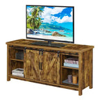 Mobile TV Blake Barn Door per TV fino a 55 pollici con mensole e ante scorrevoli - Breighton Home