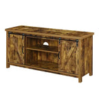 Mobile TV Blake Barn Door per TV fino a 55 pollici con mensole e ante scorrevoli - Breighton Home