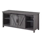 Mobile TV Blake Barn Door per TV fino a 55 pollici con mensole e ante scorrevoli - Breighton Home