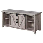 Mobile TV Blake Barn Door per TV fino a 55 pollici con mensole e ante scorrevoli - Breighton Home