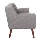 Divanetto Mill Lane con piedini Coffee - OSP Home Furnishings