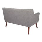 Divanetto Mill Lane con piedini Coffee - OSP Home Furnishings