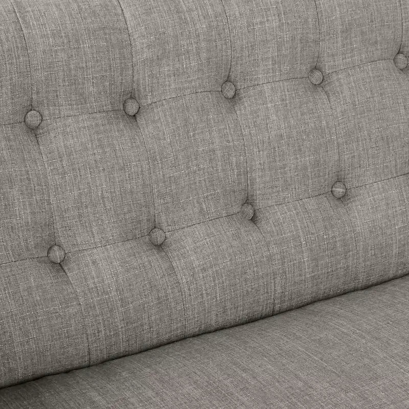 Divanetto Mill Lane con piedini Coffee - OSP Home Furnishings
