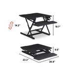 Convertitore per scrivania Small Ergo regolabile in altezza - True Seating