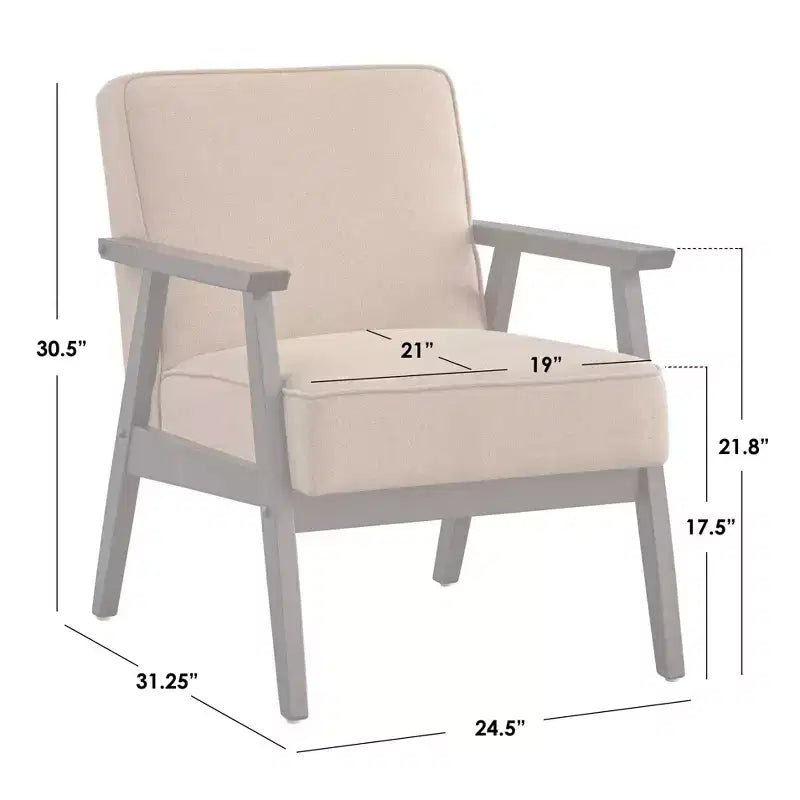Poltrona di design di metà secolo Buylateral Sonia