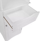 Mobiletto da bagno alto RiverRidge Ashland per biancheria e organizer con cassetto e ripiani