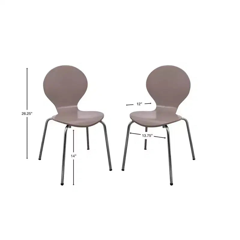 Set 3 pz tavolo e sedie per bambini con gambe cromate - Gift Mark