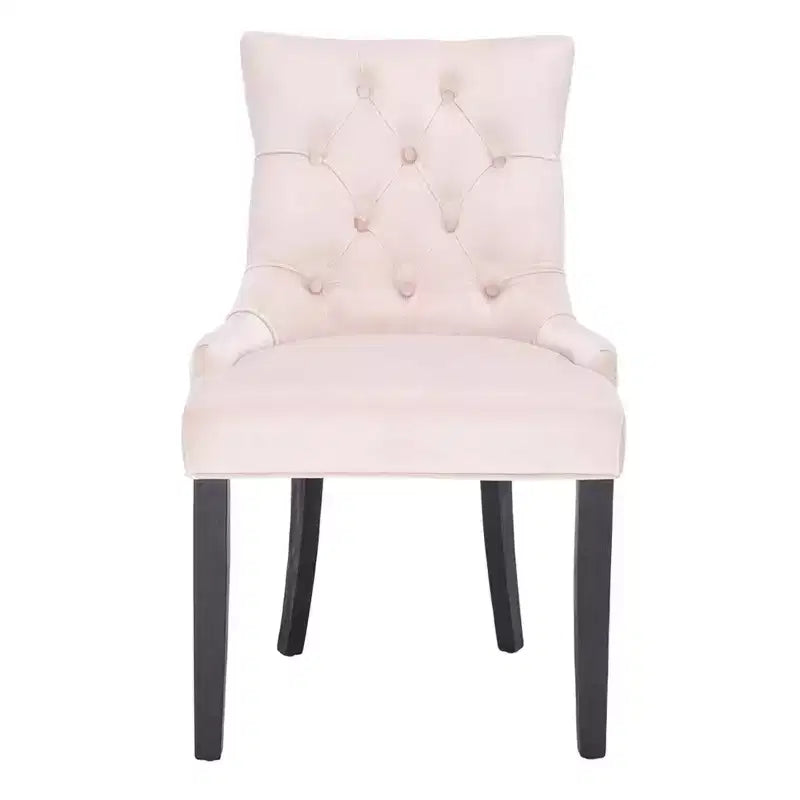 Sedia ad anello Harlow 19 H con rivestimento capitonné e borchie (set di 2) - MCR4716 - Safavieh Couture