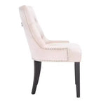 Sedia ad anello Harlow 19 H con rivestimento capitonné e borchie (set di 2) - MCR4716 - Safavieh Couture