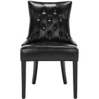 Sedia ad anello Harlow 19 H con rivestimento capitonné e borchie (set di 2) - MCR4716 - Safavieh Couture