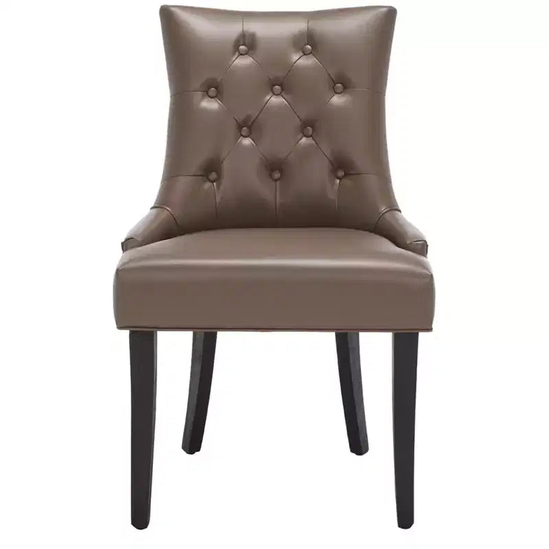 Sedia ad anello Harlow 19 H con rivestimento capitonné e borchie (set di 2) - MCR4716 - Safavieh Couture