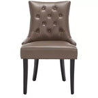 Sedia ad anello Harlow 19 H con rivestimento capitonné e borchie (set di 2) - MCR4716 - Safavieh Couture