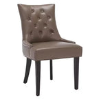 Sedia ad anello Harlow 19 H con rivestimento capitonné e borchie (set di 2) - MCR4716 - Safavieh Couture