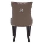 Sedia ad anello Harlow 19 H con rivestimento capitonné e borchie (set di 2) - MCR4716 - Safavieh Couture