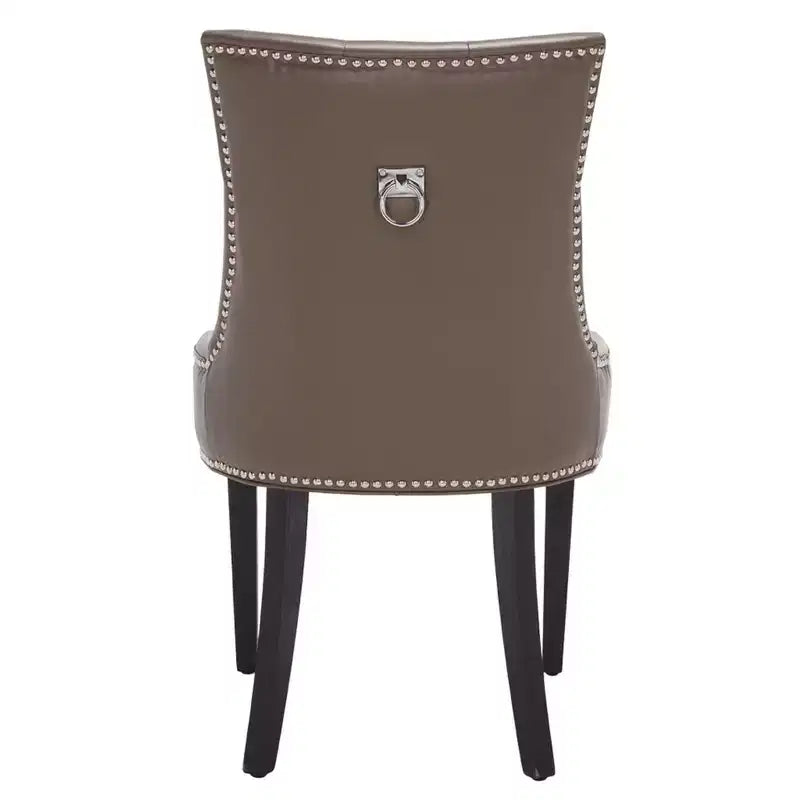 Sedia ad anello Harlow 19 H con rivestimento capitonné e borchie (set di 2) - MCR4716 - Safavieh Couture