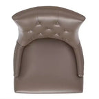 Sedia ad anello Harlow 19 H con rivestimento capitonné e borchie (set di 2) - MCR4716 - Safavieh Couture