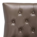 Sedia ad anello Harlow 19 H con rivestimento capitonné e borchie (set di 2) - MCR4716 - Safavieh Couture