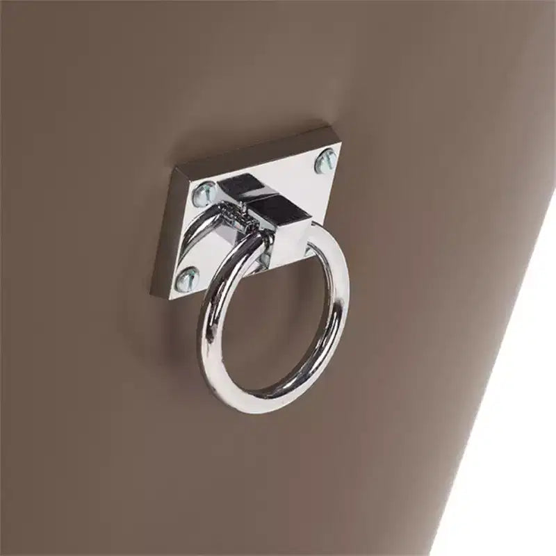 Sedia ad anello Harlow 19 H con rivestimento capitonné e borchie (set di 2) - MCR4716 - Safavieh Couture