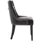 Sedia ad anello Harlow 19 H con rivestimento capitonné e borchie (set di 2) - MCR4716 - Safavieh Couture