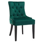 Sedia ad anello Harlow 19 H con rivestimento capitonné e borchie (set di 2) - MCR4716 - Safavieh Couture
