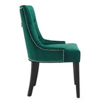 Sedia ad anello Harlow 19 H con rivestimento capitonné e borchie (set di 2) - MCR4716 - Safavieh Couture