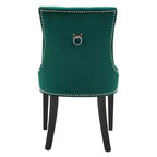 Sedia ad anello Harlow 19 H con rivestimento capitonné e borchie (set di 2) - MCR4716 - Safavieh Couture
