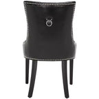 Sedia ad anello Harlow 19 H con rivestimento capitonné e borchie (set di 2) - MCR4716 - Safavieh Couture