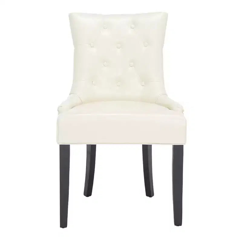 Sedia ad anello Harlow 19 H con rivestimento capitonné e borchie (set di 2) - MCR4716 - Safavieh Couture