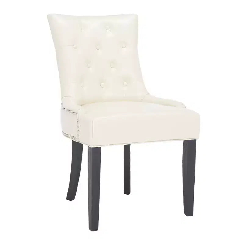 Sedia ad anello Harlow 19 H con rivestimento capitonné e borchie (set di 2) - MCR4716 - Safavieh Couture