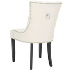 Sedia ad anello Harlow 19 H con rivestimento capitonné e borchie (set di 2) - MCR4716 - Safavieh Couture