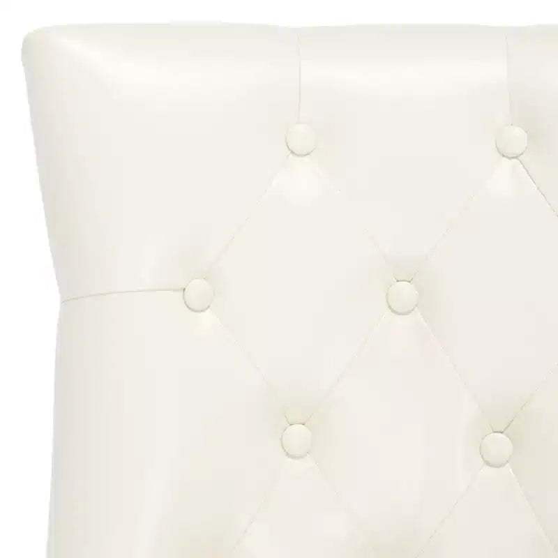 Sedia ad anello Harlow 19 H con rivestimento capitonné e borchie (set di 2) - MCR4716 - Safavieh Couture
