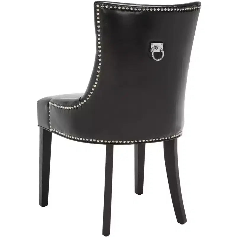 Sedia ad anello Harlow 19 H con rivestimento capitonné e borchie (set di 2) - MCR4716 - Safavieh Couture