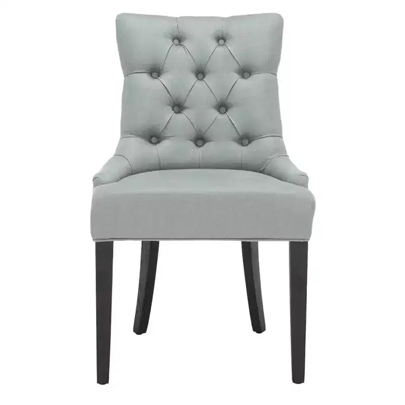 Sedia ad anello Harlow 19 H con rivestimento capitonné e borchie (set di 2) - MCR4716 - Safavieh Couture