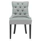 Sedia ad anello Harlow 19 H con rivestimento capitonné e borchie (set di 2) - MCR4716 - Safavieh Couture